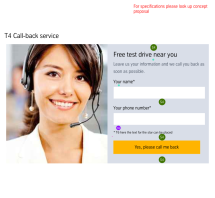 CTA-Kit Call-back service: Vermaßung Tablet